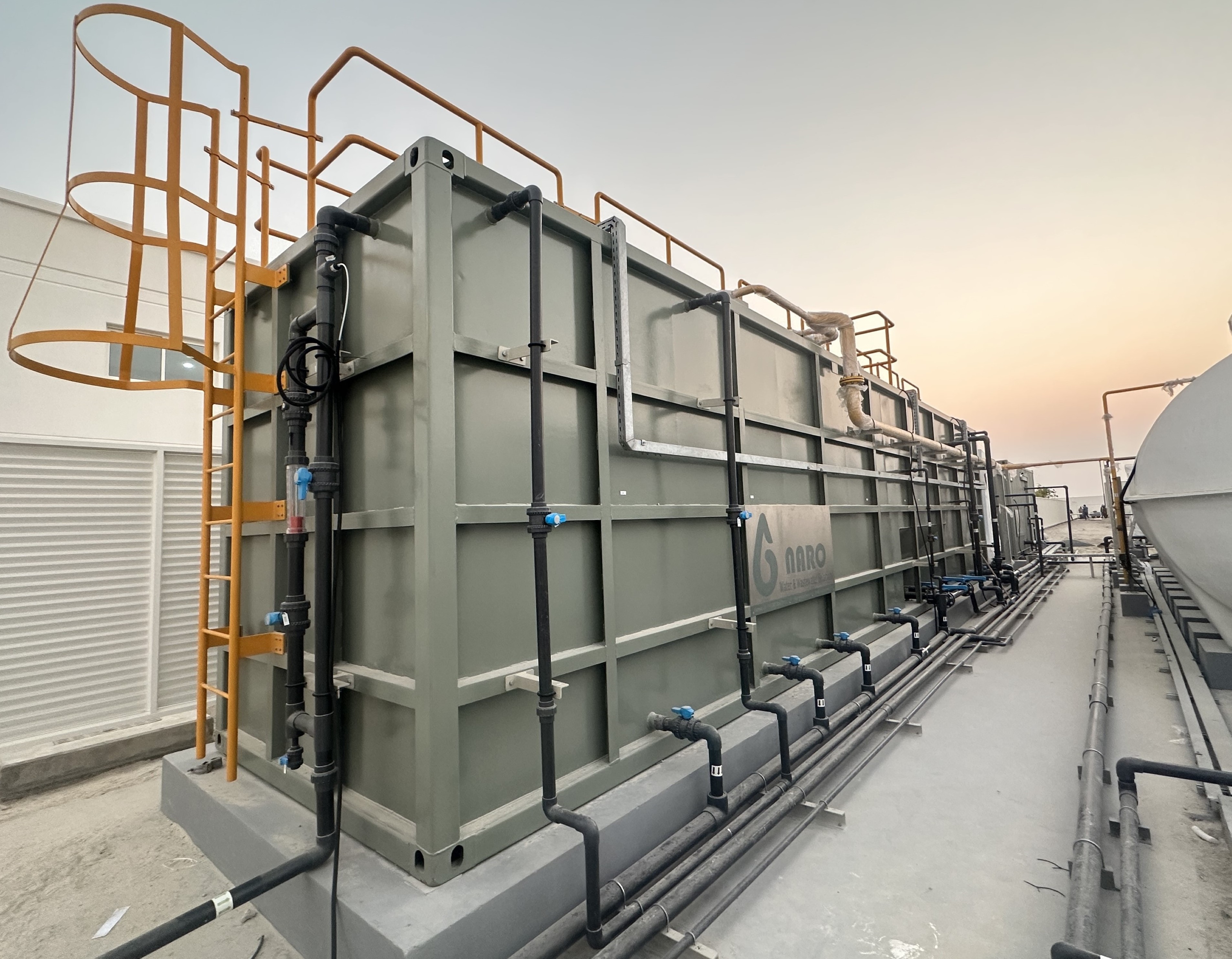 Domestic wastewater treatment plant